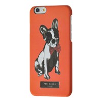 Чохол для iPhone 6 Ted Baker Soft Touch "мопс" червоний