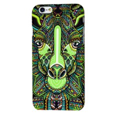 Чохол для iPhone 6 Luxo Face Neon салатова зебра