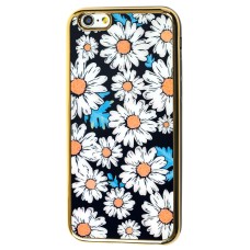 Чохол для iPhone 6 глянець із принтом ромашка