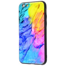 Чохол для iPhone 6 White Knight Pictures Glass мармур (25)