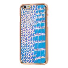 Чохол для iPhone 6 Plastic Crocodile рожевий
