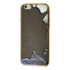 Чохол для iPhone 6 хромовий золотистий