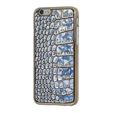 Чохол для iPhone 6 Plastic Crocodile сріблястий