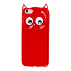 3D чохол для iPhone 6 сова червоний