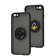 Чохол для iPhone 6 LikGus Edging Ring чорний