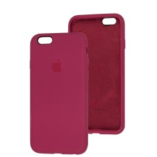 Чохол для iPhone 6/6s Silicone Full малиновий / dragon fruit