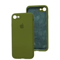 Чохол для iPhone 7 / 8 / SE20 Silicone Slim Full camera virid