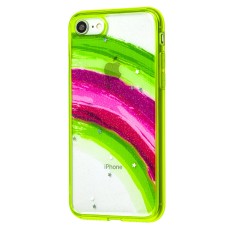 Чохол для iPhone 7 / 8 / Se 20 Colorful Rainbow зелений