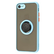 Чохол для iPhone 7 / 8 LikGus Edging Ring бірюзовий