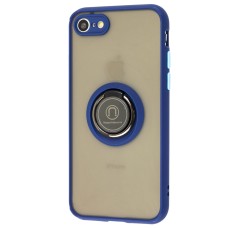 Чохол для iPhone 7/8 LikGus Edging Ring синій