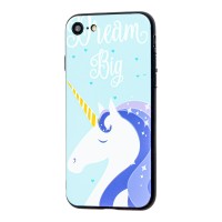 Чохол для iPhone 7 / 8 "єдиноріг Dream big"