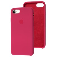 Чохол для iPhone 7 / 8 Silicone case малиновий / pomegranate
