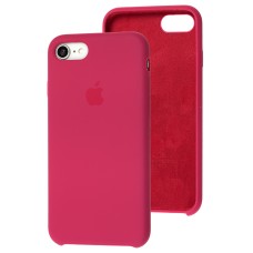 Чохол для iPhone 7 / 8 Silicone case малиновий / pomegranate