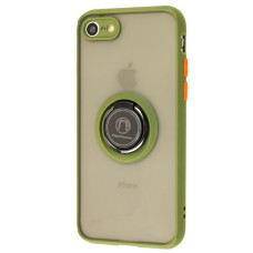 Чохол для iPhone 7/8 LikGus Edging Ring зелений