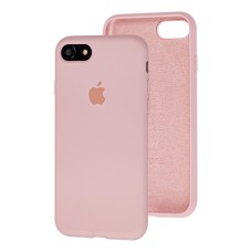 Чохол для iPhone 7/8 Silicone Full рожевий / pink sand