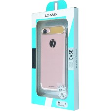 Чохол для iPhone 7 Usams Metal Clear Series золото