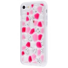 Чохол для iPhone 6 / 7 / 8 Colour stones червоний