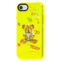 Чохол для iPhone 7 / 8 / SE 20 Neon print Teddy