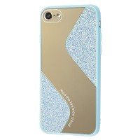 Чохол для iPhone 7/8/SE 20 Shine mirror блакитний
