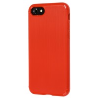 Чохол для iPhone 7/8 імітація металу червоний