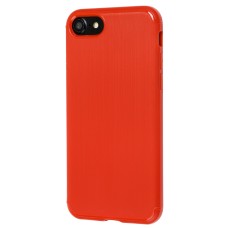 Чохол для iPhone 7/8 імітація металу червоний