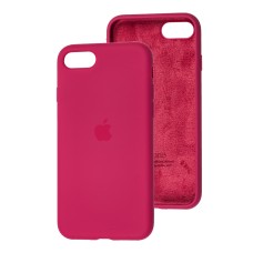 Чохол для iPhone 7 / 8 Silicone Full малиновий / pomegranate
