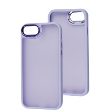 Чохол для iPhone 7 / 8 Luxury Metal Lens бузковий