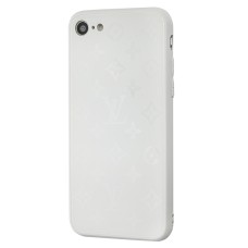 Чохол для iPhone 7/8/SE 20 glass LV білий