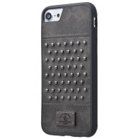 Чохол для iPhone 7 Polo Staccato (Leather) сірий