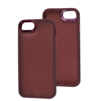 Чохол для iPhone 7 / 8 Luxury Metal Lens марсала