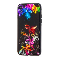 Чохол для iPhone 7/8 glass квіти