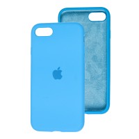 Чохол для iPhone 7/8 Silicone Full блакитний/blue