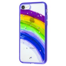 Чохол для iPhone 7 / 8 / Se 20 Colorful Rainbow фіолетовий