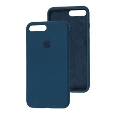 Чохол для iPhone 7 Plus / 8 Plus Silicone Full синій / cosmos blue