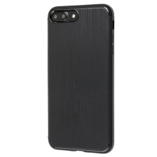 Чохол для iPhone 7 Plus/8 Plus імітація металу чорний