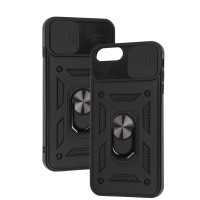 Чохол для iPhone 7 Plus / 8 Plus Serge Ring Armor ударостійкий чорний