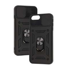 Чохол для iPhone 7 Plus / 8 Plus Serge Ring Armor ударостійкий чорний