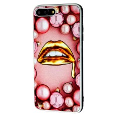 Чохол для iPhone 7 Plus / 8 Plus Fashion mix губи