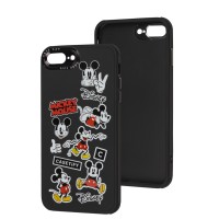 Чохол для iPhone 7 Plus / 8 Plus Brand Design mickey mouse чорний