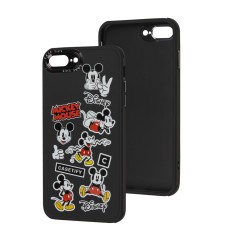 Чохол для iPhone 7 Plus / 8 Plus Brand Design mickey mouse чорний