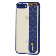 Чохол для iPhone 7 Plus / 8 Plus WristBand LV синій