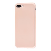 Чохол для iPhone 7 Plus / 8 Plus TPU Soft matt рожевий