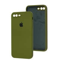 Чохол для iPhone 7 Plus / 8 Plus Square Full camera dark olive
