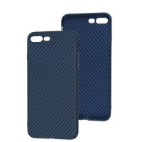 Чохол для iPhone 7 Plus / 8 Plus Carbon New blue