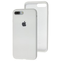 Чохол для iPhone 7 Plus / 8 Silicone Full білий