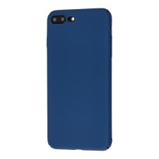 Чохол для iPhone 7 Plus/8 Plus матове покриття синій