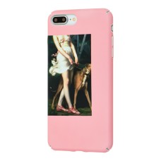 Чохол для iPhone 7 Plus / 8 Plus New Design дівчина з собакою