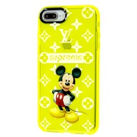 Чохол для iPhone 7 Plus / 8 Plus Neon print Міккі Маус supreme