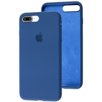 Чохол для iPhone 7 Plus / 8 Plus Silicone Slim Full camera navy blue