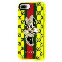 Чохол для iPhone 7 Plus / 8 Plus Neon print Мінні Маус